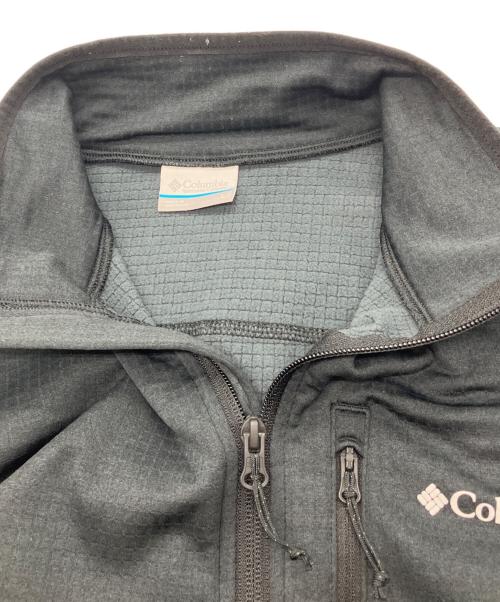 Columbia（コロンビア）Columbia (コロンビア) エッセンシャルハイクグリッドフリースフルジップ　AE3276 ブラック サイズ:Lの古着・服飾アイテム