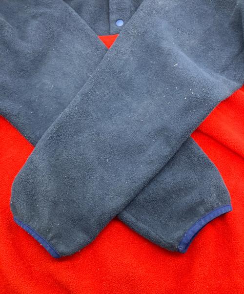 Patagonia（パタゴニア）Patagonia (パタゴニア) シンチラ スナップT ネイビー×レッド サイズ:Lの古着・服飾アイテム