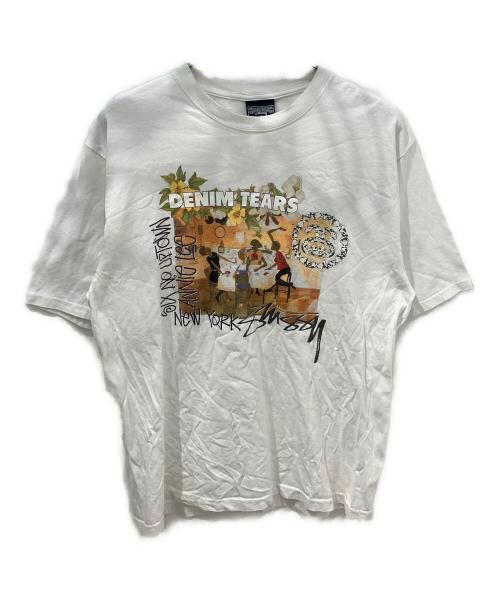 stussy（ステューシー）stussy (ステューシー) Denim Tears (デニムティアーズ) Annie Lee Artist Tシャツ ホワイト サイズ:Lの古着・服飾アイテム