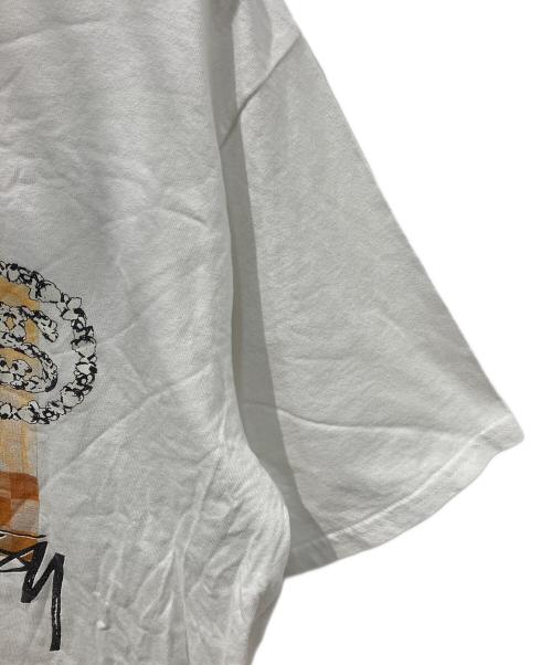 stussy（ステューシー）stussy (ステューシー) Denim Tears (デニムティアーズ) Annie Lee Artist Tシャツ ホワイト サイズ:Lの古着・服飾アイテム