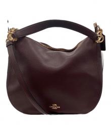 COACH（コーチ）の古着「2wayホーボーバッグ」｜ボルドー