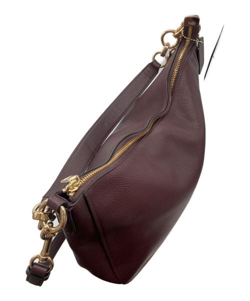 COACH（コーチ）COACH (コーチ) 2wayホーボーバッグ ボルドーの古着・服飾アイテム
