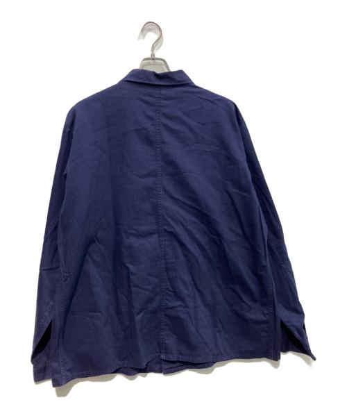 German Army（ドイツ軍）German Army (ドイツ軍) ヘリンボーンワークジャケット ネイビー サイズ:-の古着・服飾アイテム
