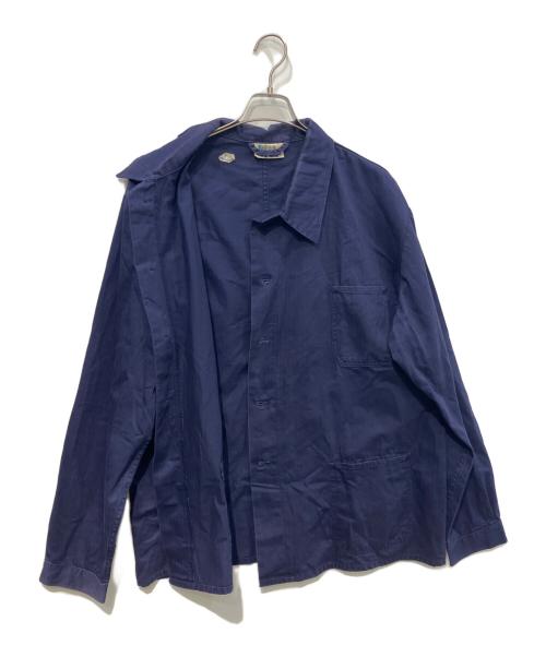 German Army（ドイツ軍）German Army (ドイツ軍) ヘリンボーンワークジャケット ネイビー サイズ:-の古着・服飾アイテム