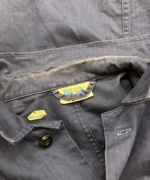 German Army（ドイツ軍）German Army (ドイツ軍) ヘリンボーンワークジャケット ネイビー サイズ:-の古着・服飾アイテム