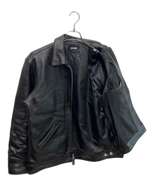 Schott（ショット）Schott (ショット) LEATHER TRUCKER JACKET ブラック サイズ:Mの古着・服飾アイテム