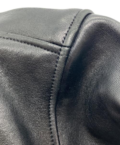 Schott（ショット）Schott (ショット) LEATHER TRUCKER JACKET ブラック サイズ:Mの古着・服飾アイテム
