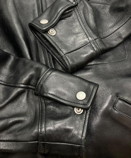 Schott（ショット）Schott (ショット) LEATHER TRUCKER JACKET ブラック サイズ:Mの古着・服飾アイテム