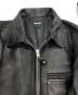 中古・古着 Schott (ショット) LEATHER TRUCKER JACKET ブラック サイズ:M：50000円