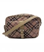 BURBERRY BLUE LABELバーバリー ブルー レーベル）の古着「ショルダーバッグ  ZAE73-300-12」｜ピンク