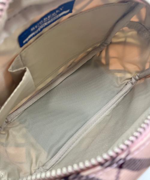 BURBERRY BLUE LABEL（バーバリー ブルー レーベル）BURBERRY BLUE LABEL (バーバリー ブルー レーベル) ショルダーバッグ  ZAE73-300-12 ピンク サイズ:-の古着・服飾アイテム
