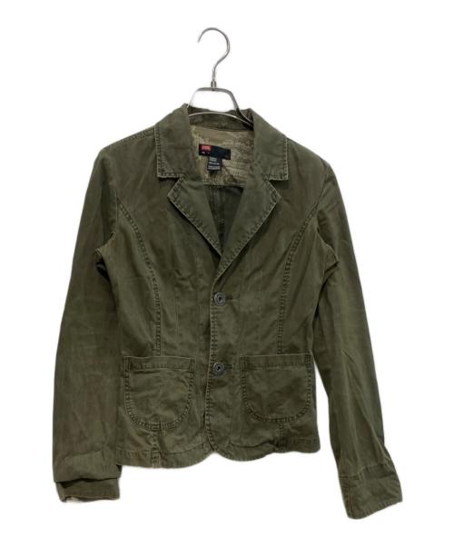 DIESEL（ディーゼル）DIESEL (ディーゼル) テーラードジャケット カーキ サイズ:Sの古着・服飾アイテム