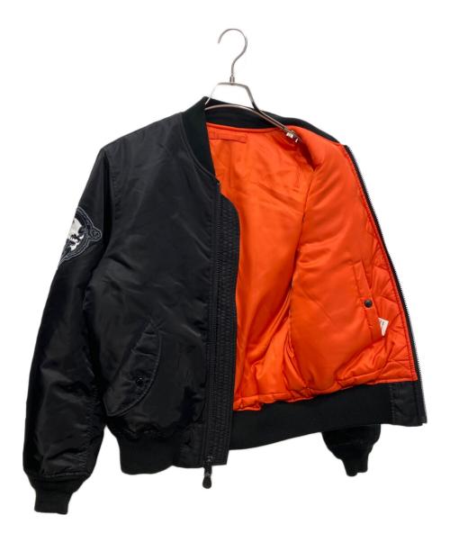 AVIREX（アヴィレックス）AVIREX (アヴィレックス) MA-1 TWIN DRAGON ブラック サイズ:Lの古着・服飾アイテム