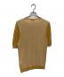 Settefili Cashmere (セッテフィーリ カシミア) リネン混半袖ニット　SF-09-246-212 イエロー サイズ:XS：5000円