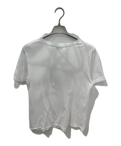 Saint Laurent Paris（サンローランパリ）Saint Laurent Paris (サンローランパリ) カレッジロゴTシャツ　YB1EH 9024 ホワイト サイズ:XSの古着・服飾アイテム