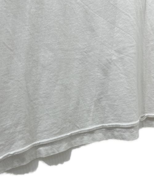 Saint Laurent Paris（サンローランパリ）Saint Laurent Paris (サンローランパリ) カレッジロゴTシャツ　YB1EH 9024 ホワイト サイズ:XSの古着・服飾アイテム