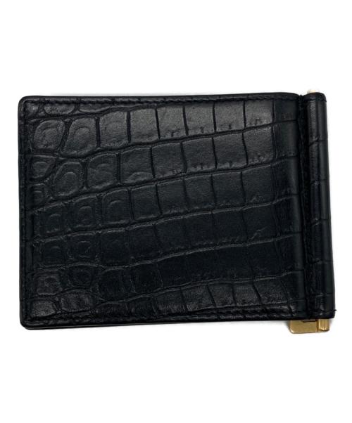 Saint Laurent Paris（サンローランパリ）Saint Laurent Paris (サンローランパリ) タイニーカサンドラビルクリップウォレット　607738 ブラック サイズ:-の古着・服飾アイテム