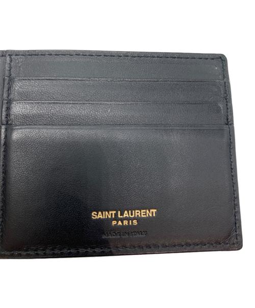 Saint Laurent Paris（サンローランパリ）Saint Laurent Paris (サンローランパリ) タイニーカサンドラビルクリップウォレット　607738 ブラック サイズ:-の古着・服飾アイテム