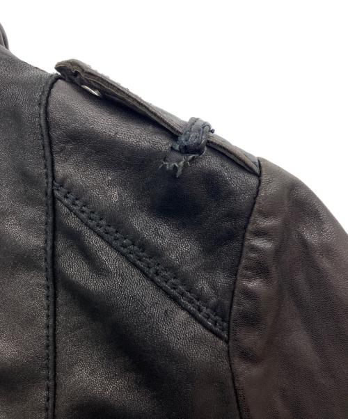 MICHAEL KORS（マイケルコース）MICHAEL KORS (マイケルコース) シングルライダースジャケット ブラック サイズ:Mの古着・服飾アイテム
