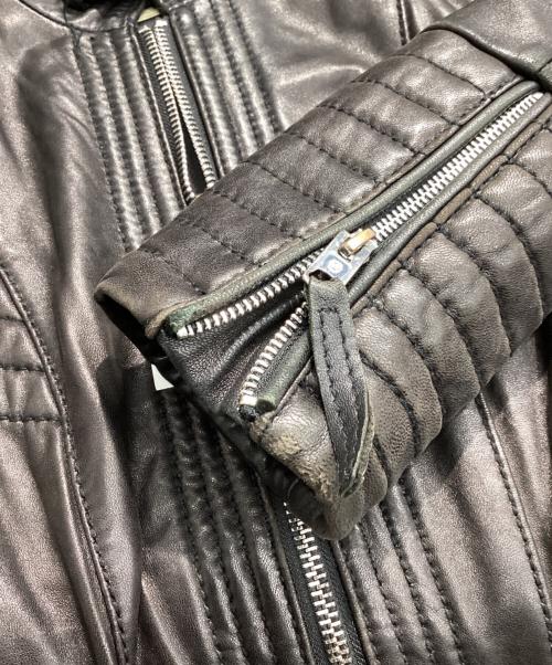 MICHAEL KORS（マイケルコース）MICHAEL KORS (マイケルコース) シングルライダースジャケット ブラック サイズ:Mの古着・服飾アイテム