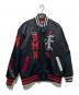 HEADGEAR CLASSICS（ヘッドギア-クラシックス）の古着「BACK IN ONE PIECE SATIN JACKET」｜ブラック