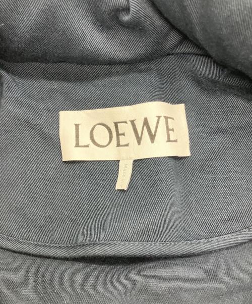 LOEWE（ロエベ）LOEWE (ロエベ) アナグラム コットン ミリタリージャケット　H2108240DF ネイビー サイズ:48の古着・服飾アイテム