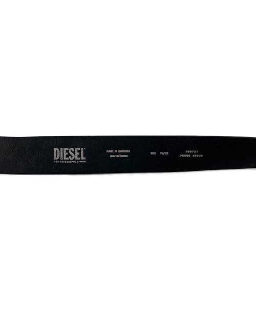 DIESEL（ディーゼル）DIESEL (ディーゼル) Dロゴバックルベルト　X08727 ブラック サイズ:-の古着・服飾アイテム