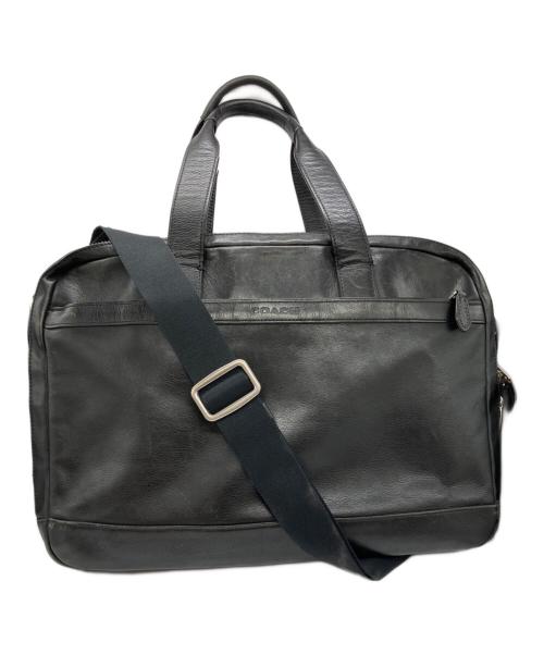 COACH（コーチ）COACH (コーチ) レザーブリーフケース ブラックの古着・服飾アイテム