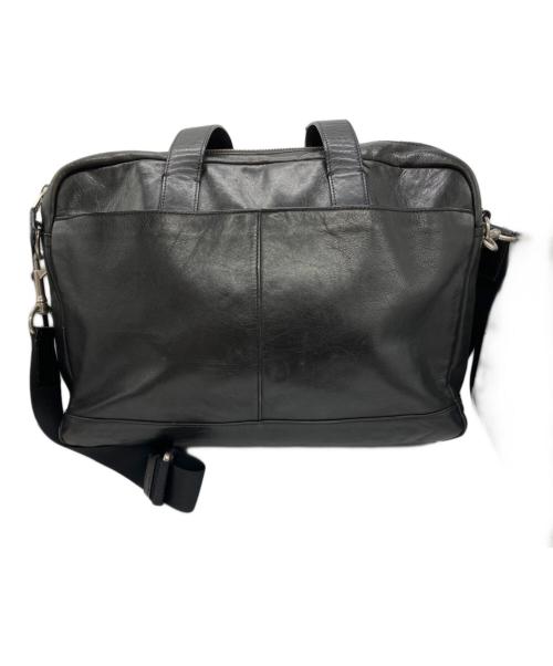 COACH（コーチ）COACH (コーチ) レザーブリーフケース ブラックの古着・服飾アイテム