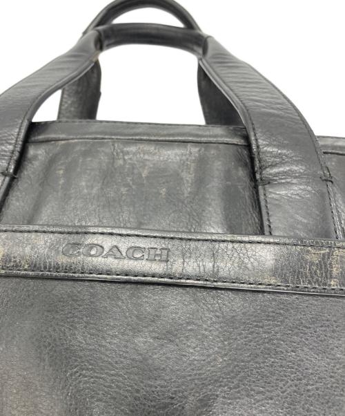 COACH（コーチ）COACH (コーチ) レザーブリーフケース ブラックの古着・服飾アイテム