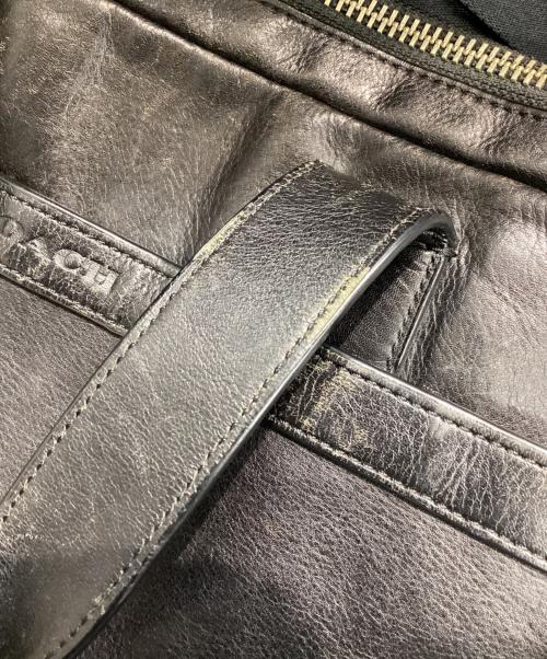 COACH（コーチ）COACH (コーチ) レザーブリーフケース ブラックの古着・服飾アイテム