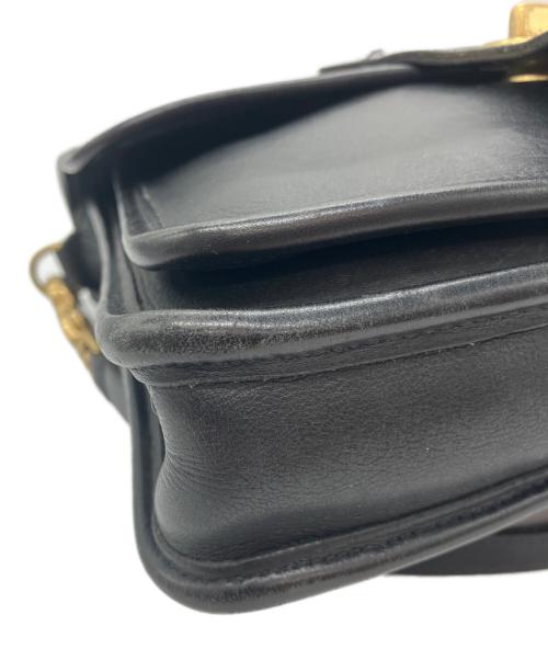 COACH（コーチ）COACH (コーチ) ターンロックショルダーバッグ　	OLD COACH　5130 ブラックの古着・服飾アイテム