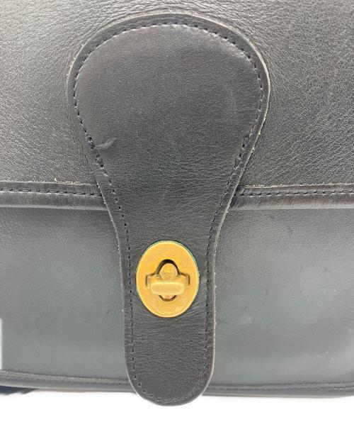 COACH（コーチ）COACH (コーチ) ターンロックショルダーバッグ　	OLD COACH　5130 ブラックの古着・服飾アイテム