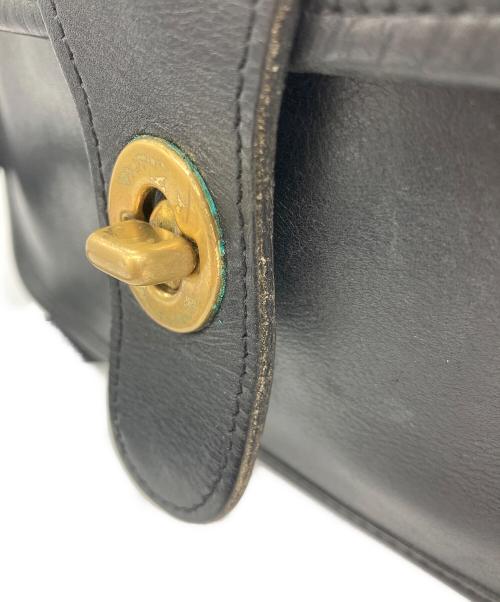 COACH（コーチ）COACH (コーチ) ターンロックショルダーバッグ　	OLD COACH　5130 ブラックの古着・服飾アイテム