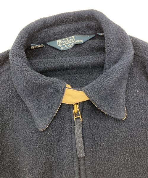 POLO RALPH LAUREN（ポロ・ラルフローレン）POLO RALPH LAUREN (ポロ・ラルフローレン) フリースジャケット　 ネイビー サイズ:Lの古着・服飾アイテム