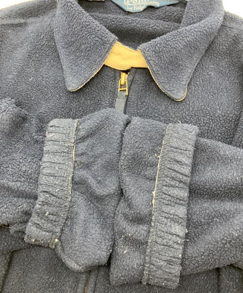 POLO RALPH LAUREN（ポロ・ラルフローレン）POLO RALPH LAUREN (ポロ・ラルフローレン) フリースジャケット　 ネイビー サイズ:Lの古着・服飾アイテム
