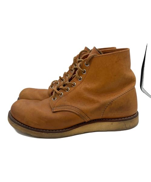 RED WING（レッドウィング）RED WING (レッドウィング) 6inch CLASSIC ROUND TOE　 復刻犬タグ ゴールドラセットセコイア ベージュ サイズ:US9の古着・服飾アイテム