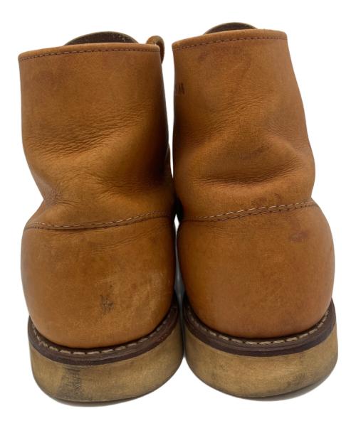 RED WING（レッドウィング）RED WING (レッドウィング) 6inch CLASSIC ROUND TOE　 復刻犬タグ ゴールドラセットセコイア ベージュ サイズ:US9の古着・服飾アイテム