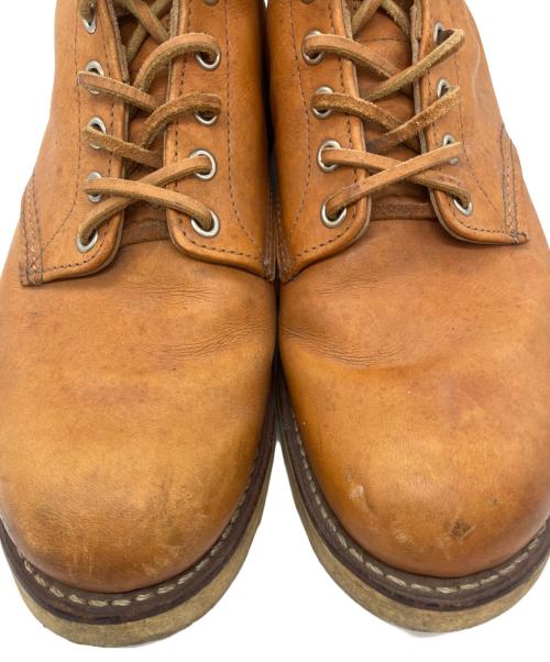 RED WING（レッドウィング）RED WING (レッドウィング) 6inch CLASSIC ROUND TOE　 復刻犬タグ ゴールドラセットセコイア ベージュ サイズ:US9の古着・服飾アイテム