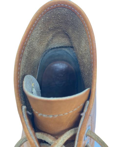 RED WING（レッドウィング）RED WING (レッドウィング) 6inch CLASSIC ROUND TOE　 復刻犬タグ ゴールドラセットセコイア ベージュ サイズ:US9の古着・服飾アイテム