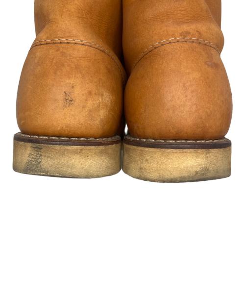 RED WING（レッドウィング）RED WING (レッドウィング) 6inch CLASSIC ROUND TOE　 復刻犬タグ ゴールドラセットセコイア ベージュ サイズ:US9の古着・服飾アイテム