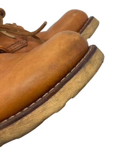 RED WING（レッドウィング）RED WING (レッドウィング) 6inch CLASSIC ROUND TOE　 復刻犬タグ ゴールドラセットセコイア ベージュ サイズ:US9の古着・服飾アイテム
