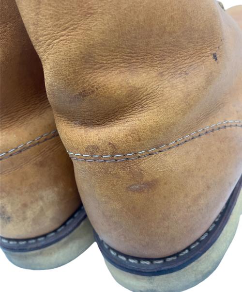 RED WING（レッドウィング）RED WING (レッドウィング) 6inch CLASSIC ROUND TOE　 復刻犬タグ ゴールドラセットセコイア ベージュ サイズ:US9の古着・服飾アイテム