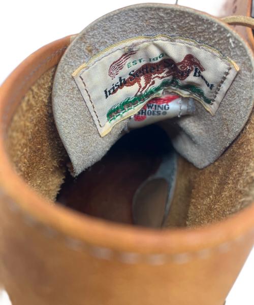 RED WING（レッドウィング）RED WING (レッドウィング) 6inch CLASSIC ROUND TOE　 復刻犬タグ ゴールドラセットセコイア ベージュ サイズ:US9の古着・服飾アイテム