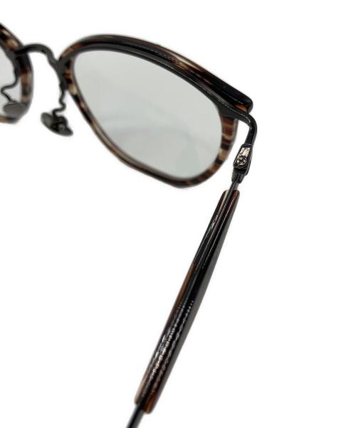 YOHJI YAMAMOTO（ヨウジヤマモト）YOHJI YAMAMOTO (ヨウジヤマモト) 眼鏡　19-0074-6 ブラウン サイズ:50□21-140の古着・服飾アイテム