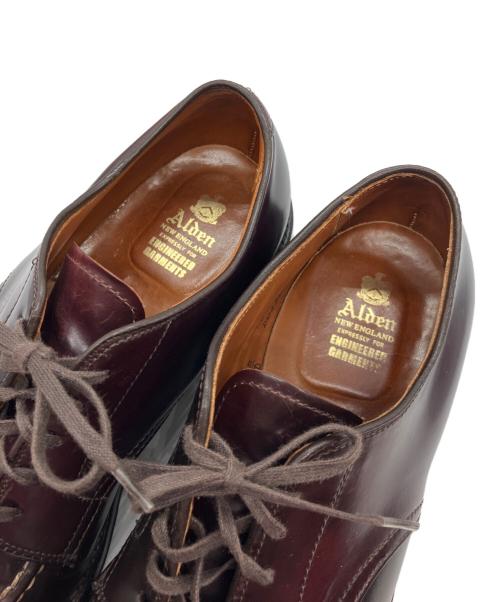 Alden（オールデン）Alden (オールデン) Engineered Garments (エンジニアド ガーメンツ) NST コードバンシューズ　Indy Oxford コマンドソール ブラウン サイズ:10の古着・服飾アイテム