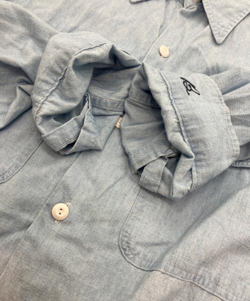 MADISON BLUE（マディソンブルー）MADISON BLUE (マディソンブルー) HAMPTON CHAMBRAY SHIRT　MB999-5102 ブルー サイズ:01の古着・服飾アイテム