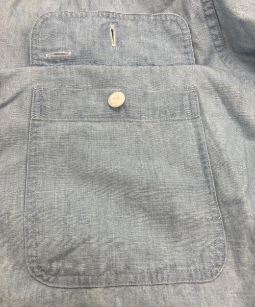 MADISON BLUE（マディソンブルー）MADISON BLUE (マディソンブルー) HAMPTON CHAMBRAY SHIRT　MB999-5102 ブルー サイズ:01の古着・服飾アイテム