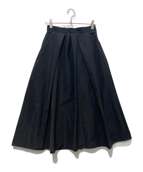 Plage（プラージュ）Plage (プラージュ) Memory Taffeta Tack スカート ブラック サイズ:36の古着・服飾アイテム