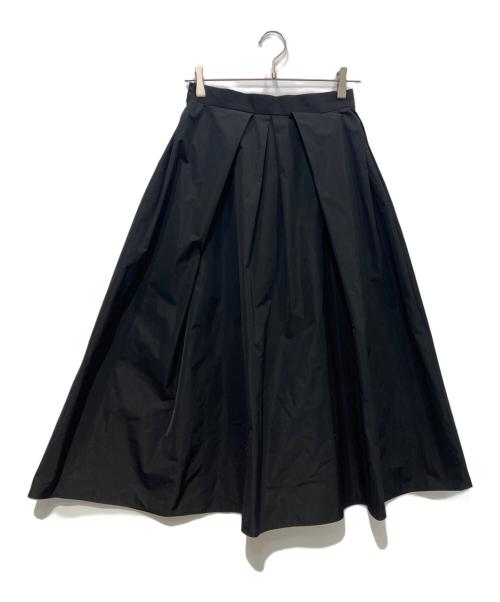Plage（プラージュ）Plage (プラージュ) Memory Taffeta Tack スカート ブラック サイズ:36の古着・服飾アイテム